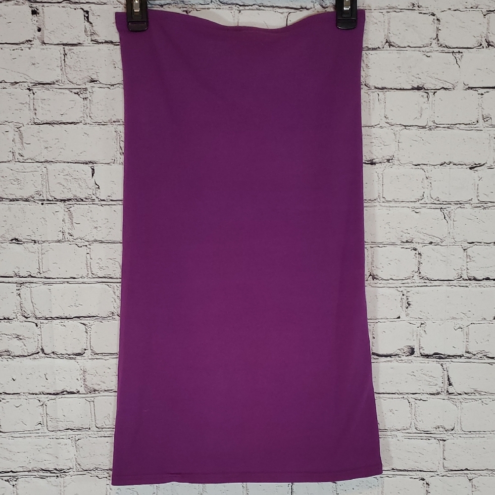 Topshop Purple Women's Knit Pencil Skirt US Size 6